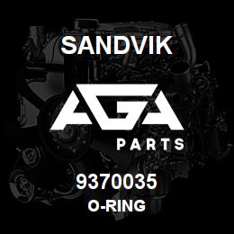 9370035 Sandvik O-RING | AGA Parts