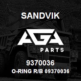 9370036 Sandvik O-RING R/B 09370036 RB | AGA Parts