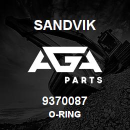 9370087 Sandvik O-RING | AGA Parts