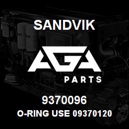 9370096 Sandvik O-RING use 09370120 RB | AGA Parts