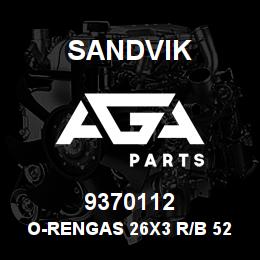 9370112 Sandvik O-RENGAS 26X3 R/B 52210740 RB | AGA Parts