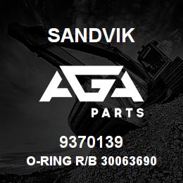 9370139 Sandvik O-RING R/B 30063690 RB | AGA Parts