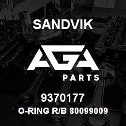 9370177 Sandvik O-RING R/B 80099009 RB | AGA Parts