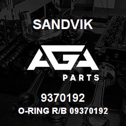 9370192 Sandvik O-RING R/B 09370192 RB | AGA Parts