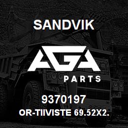 9370197 Sandvik OR-TIIVISTE 69.52X2.62 | AGA Parts
