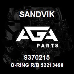 9370215 Sandvik O-RING R/B 52213490 RB | AGA Parts