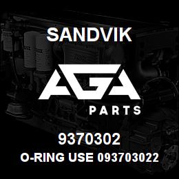 9370302 Sandvik O-RING USE 093703022 RB | AGA Parts