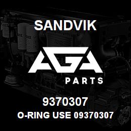 9370307 Sandvik O-RING USE 09370307 RB | AGA Parts
