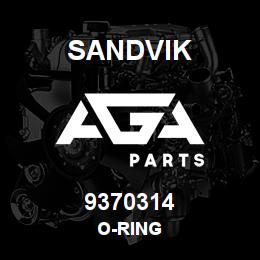 9370314 Sandvik O-RING | AGA Parts