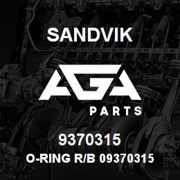 9370315 Sandvik O-RING R/B 09370315 RB | AGA Parts