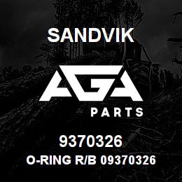9370326 Sandvik O-RING R/B 09370326 RB | AGA Parts