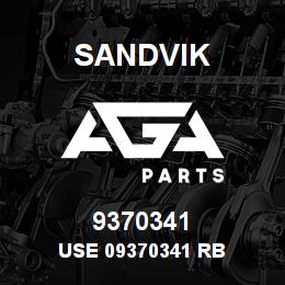 9370341 Sandvik USE 09370341 RB | AGA Parts