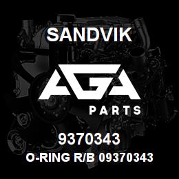 9370343 Sandvik O-RING R/B 09370343 RB | AGA Parts