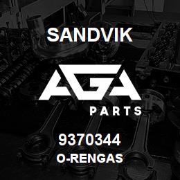 9370344 Sandvik O-RENGAS | AGA Parts
