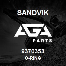 9370353 Sandvik O-RING | AGA Parts