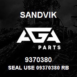 9370380 Sandvik SEAL USE 09370380 RB | AGA Parts