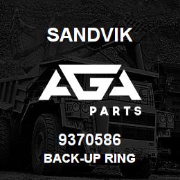 9370586 Sandvik BACK-UP RING | AGA Parts