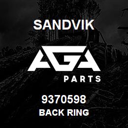 9370598 Sandvik BACK RING | AGA Parts