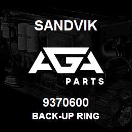 9370600 Sandvik BACK-UP RING | AGA Parts