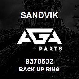 9370602 Sandvik BACK-UP RING | AGA Parts