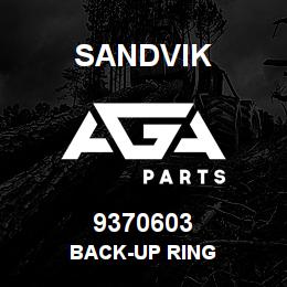 9370603 Sandvik BACK-UP RING | AGA Parts