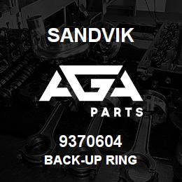 9370604 Sandvik BACK-UP RING | AGA Parts