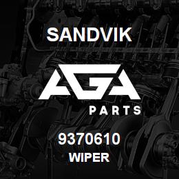 9370610 Sandvik WIPER | AGA Parts