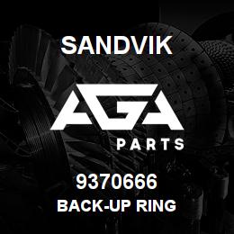 9370666 Sandvik BACK-UP RING | AGA Parts