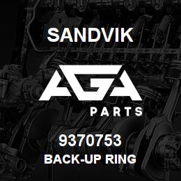 9370753 Sandvik BACK-UP RING | AGA Parts