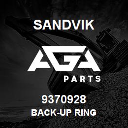 9370928 Sandvik BACK-UP RING | AGA Parts