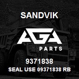 9371838 Sandvik SEAL USE 09371838 RB | AGA Parts