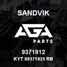 9371912 Sandvik KYT 09371925 RB | AGA Parts