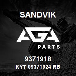 9371918 Sandvik KYT 09371924 RB | AGA Parts