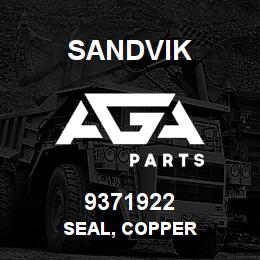 9371922 Sandvik SEAL, COPPER | AGA Parts