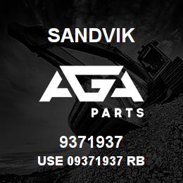 9371937 Sandvik USE 09371937 RB | AGA Parts