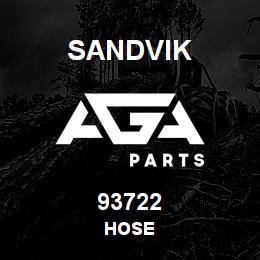93722 Sandvik HOSE | AGA Parts