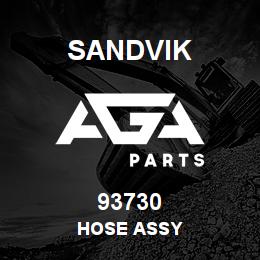 93730 Sandvik HOSE ASSY | AGA Parts