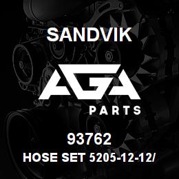 93762 Sandvik HOSE SET 5205-12-12/5205-12 L8000 | AGA Parts