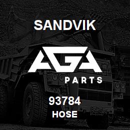 93784 Sandvik HOSE | AGA Parts