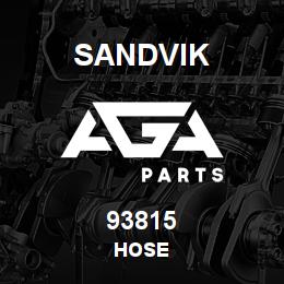 93815 Sandvik HOSE | AGA Parts