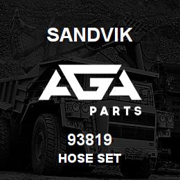 93819 Sandvik HOSE SET | AGA Parts