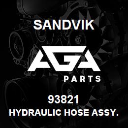 93821 Sandvik HYDRAULIC HOSE ASSY. | AGA Parts