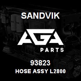 93823 Sandvik HOSE ASSY L2800 | AGA Parts