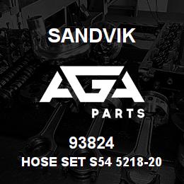 93824 Sandvik HOSE SET S54 5218-20-16/5205-16-16 | AGA Parts
