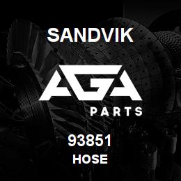 93851 Sandvik HOSE | AGA Parts