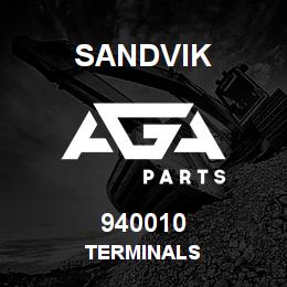 940010 Sandvik TERMINALS | AGA Parts