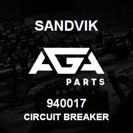 940017 Sandvik CIRCUIT BREAKER | AGA Parts