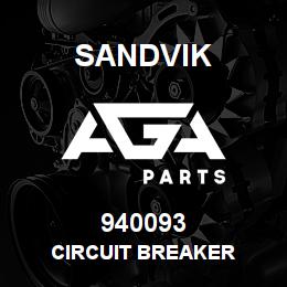 940093 Sandvik CIRCUIT BREAKER | AGA Parts