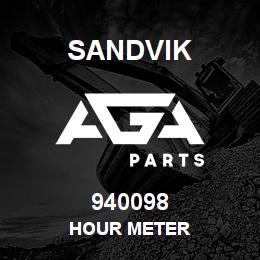 940098 Sandvik HOUR METER | AGA Parts