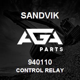940110 Sandvik CONTROL RELAY | AGA Parts
